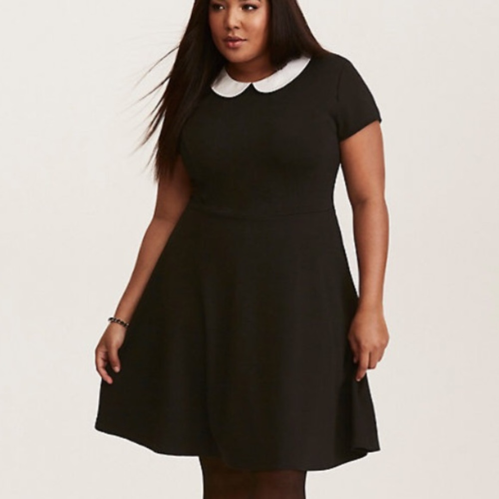 Textured Skater Dress Size 5